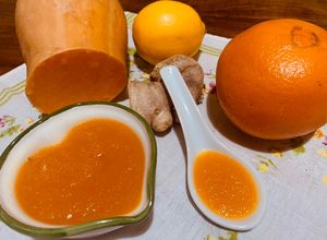 O poză a rețetei Dulceață de dovleac și portocale.