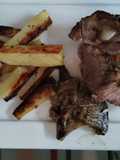 Carne al horno rápida con papas