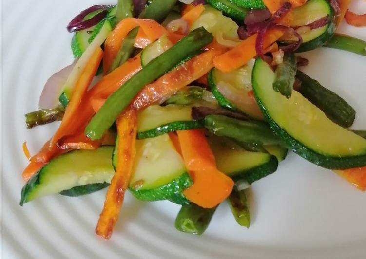 Steps to Prepare Perfect Stir Fry Vegetables