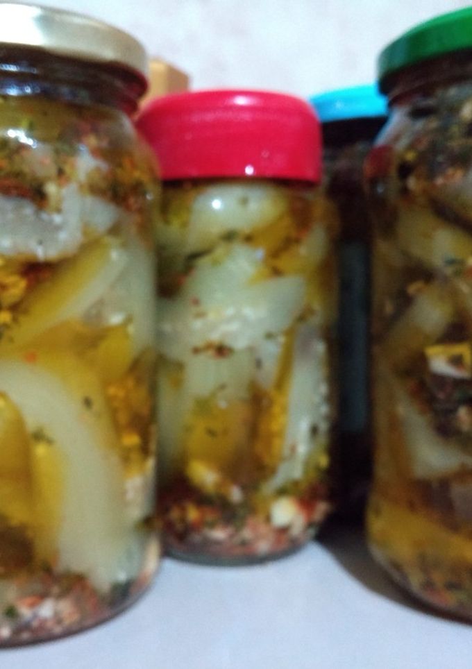 Una foto de Berenjenas al escabeche