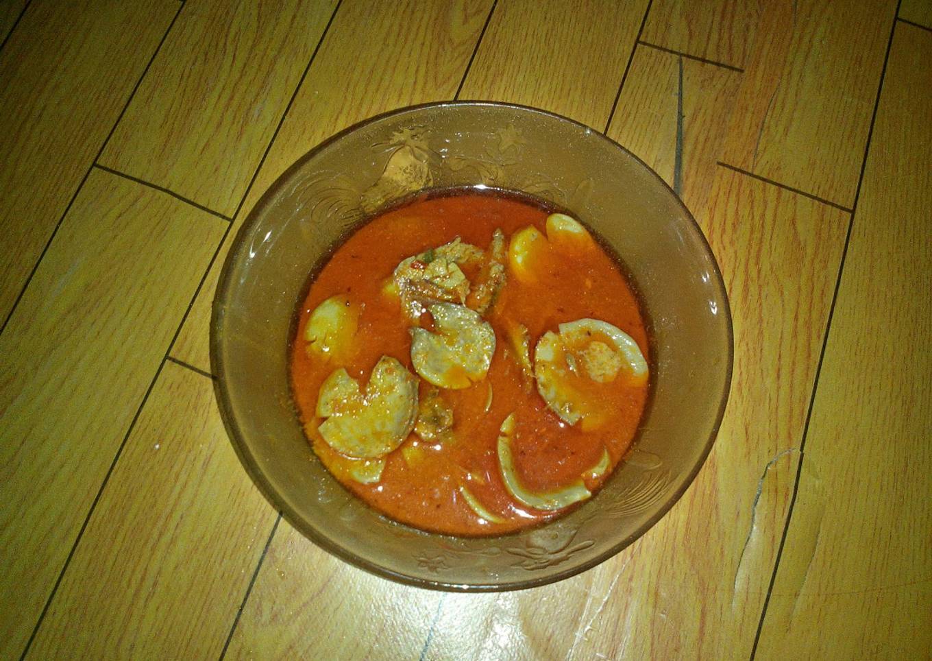 Gulai Jengkol Ikan Asin Rebus