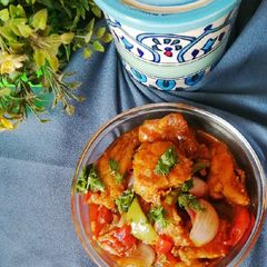 A picture of Chilli chicken.
