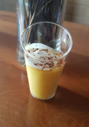 Una foto de Flan