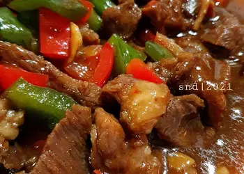 Resep Baru Sapi Lada Hitam (Beef Blackpepper) #antiribet 🇨🇳 Gurih Mantul