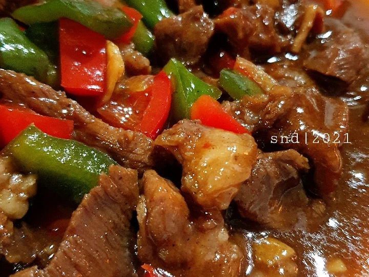 Cara Mudah Membuat Resep Sapi Lada Hitam (Beef Blackpepper) #antiribet 🇨🇳 Anti Ribet, Menggugah Selera