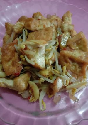 Foto resep Oseng oseng tauge tahu