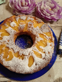 Foto di Dolce allo yogurt con pere