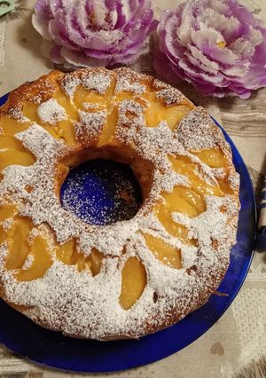 Foto di Dolce allo yogurt con pere