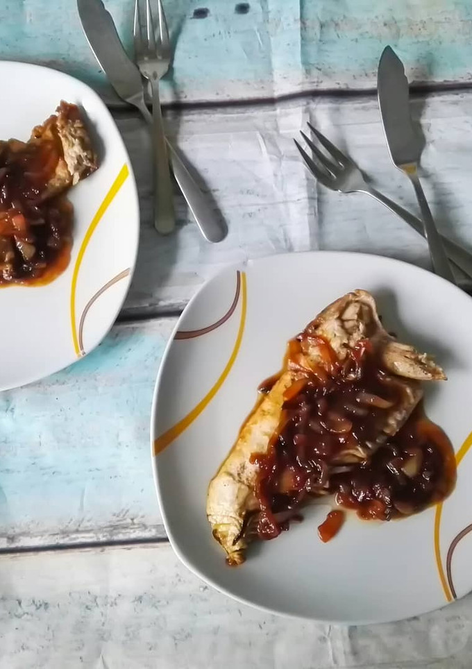 Una foto de Ijada de bonito con cebolla caramelizada al limón