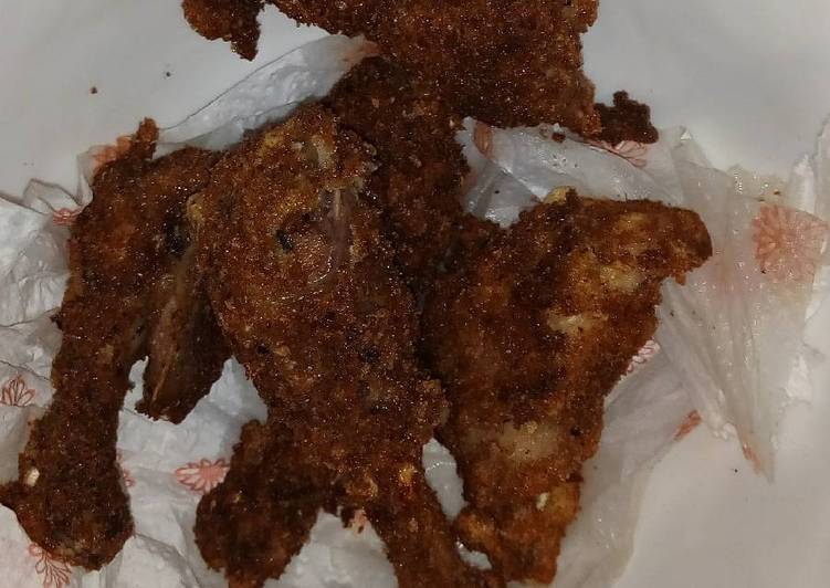 Steps to Make Speedy Deep fried chicken
