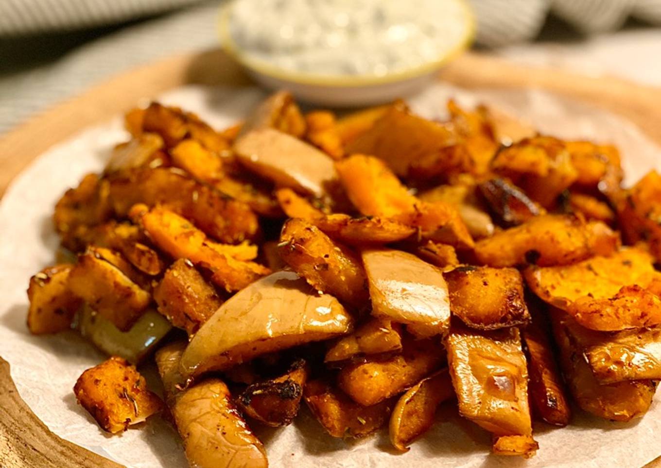 Chips de calabaza con su piel