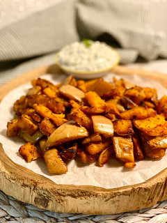 Una foto de Chips de calabaza con su piel