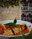 Ikan Tombak masak kari daun kesum