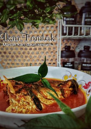 Gambar Ikan Tombak masak kari daun kesum