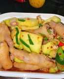 Chân gà ngâm xả tắc