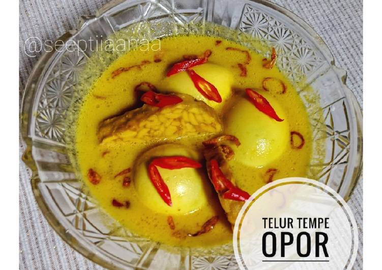 Opor Telur Tempe