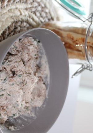 Une photo de Tartinade de thon et ses gressins