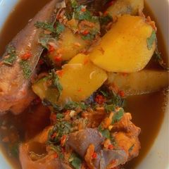 A picture of Medicinal catfish pepper soup.
