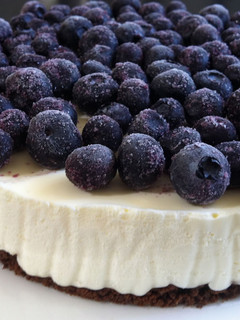 A picture of No-Bake Yoghurt Cheesecake.