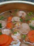 SOP udang +baso simple (bahan tabur)