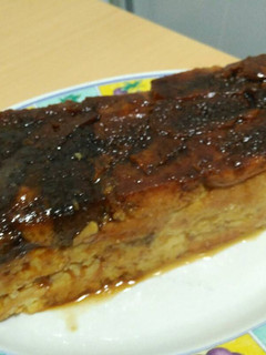 Una foto de Budín de manzana en microondas