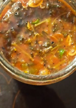 عکسی از دستور ترشی خرفه