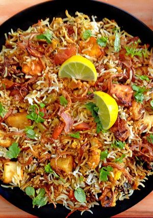 A picture of Subz Biryani.