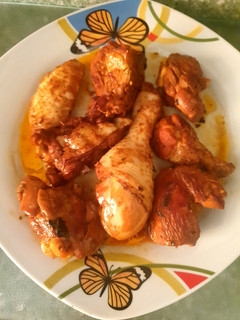 Una foto de Pollo en salsa de soja