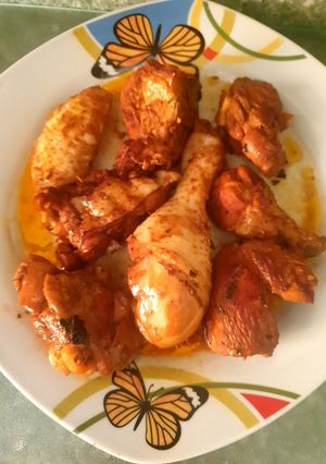 Una foto de Pollo en salsa de soja
