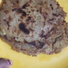 Punjabi aloo paratha A picture of Punjabi aloo paratha.