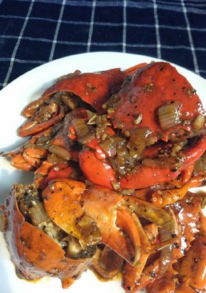 Foto resep Kepiting Lada Hitam pedas