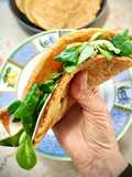Piadine di lenticchie decorticate