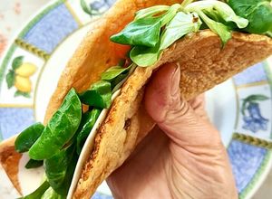 Foto di Piadine di lenticchie decorticate