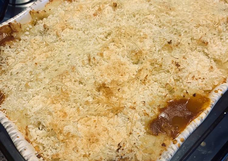 Step-by-Step Guide to Prepare Tasty Veggie shepherd’s pie with celeriac topping