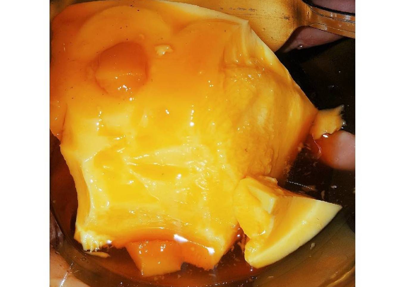 4. Flan (menu berbuka yang mantap & sehat)