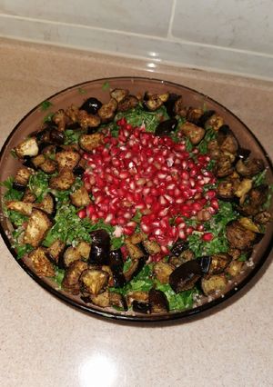 صورة لوصفة تبولة الباذنجان