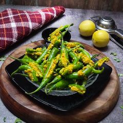 A picture of મરચાં નું અથાણું.(Marcha Nu Athanu Recipe In Gujarati).