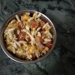 Bhel puri A picture of Bhel puri.