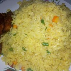 A picture of Simple fried rice.