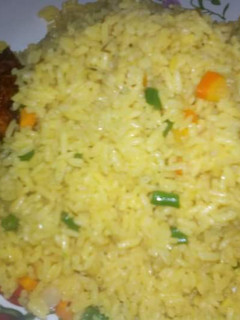 A picture of Simple fried rice.