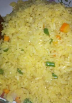 A picture of Simple fried rice.