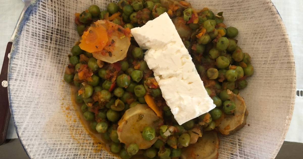Greek pea stew Recipe by Stella T Cookpad