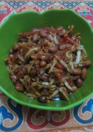 Foto resep Teri kacang balado