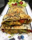 Strudel de verduras 🌶 🍅🍆♥️