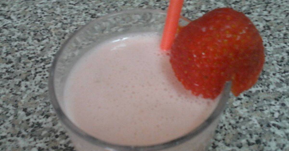 Frappe De Fresas - 13 Recetas Caseras- Cookpad