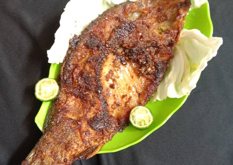 Resep Ikan Mas Bakar Teflon oleh Mama Rafardhan Cookpad