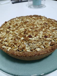 Una foto de Crumble de pera, mí versión light #abcdelacocina