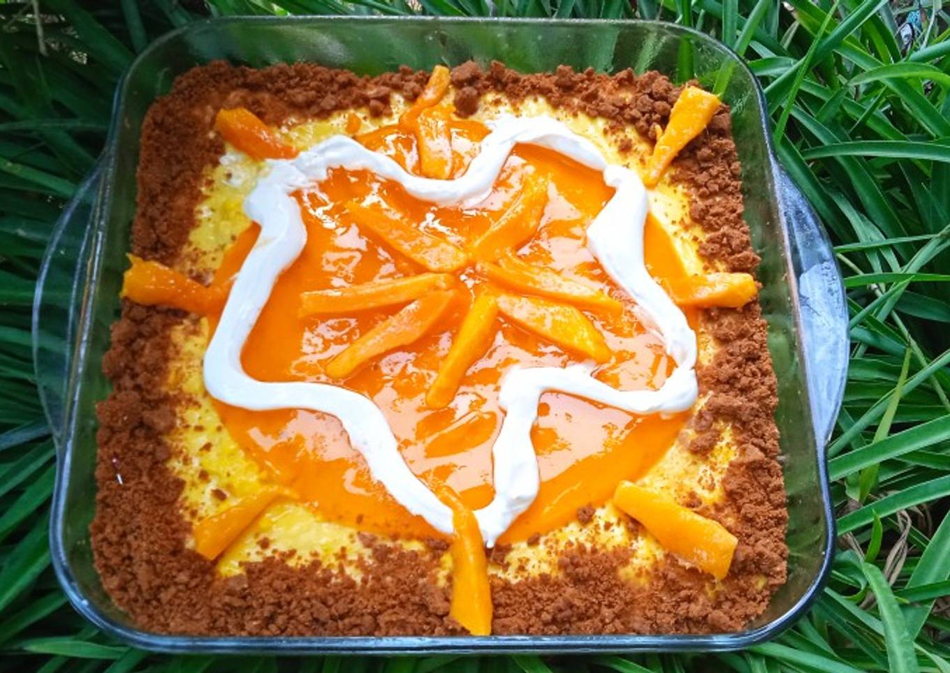 Three layered Mango delight