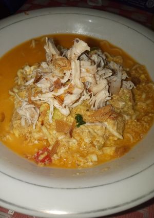 Foto resep Mie kuah santan gurih