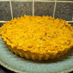A picture of Tuna flan.